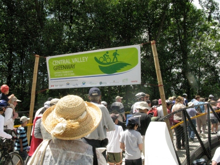 TransLink, the Federal & Provincial Government, Burnaby, New West and Vancouver Provided Funding for the Central Valley Greenway